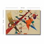Wallity 70100KANDINSKY003 Vasili Kandinsky Lienzo Decorativo Multicolor 70 x 100 cm